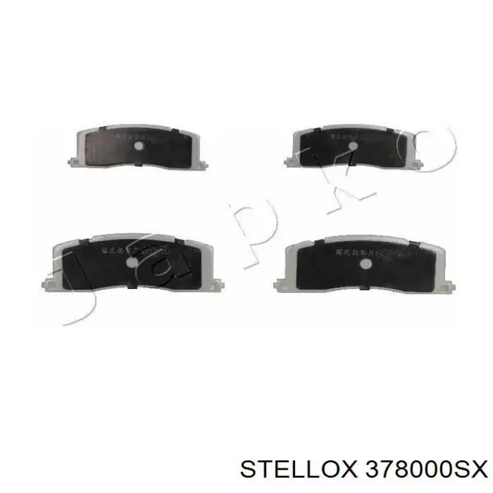 378000-SX Stellox pastillas de freno traseras