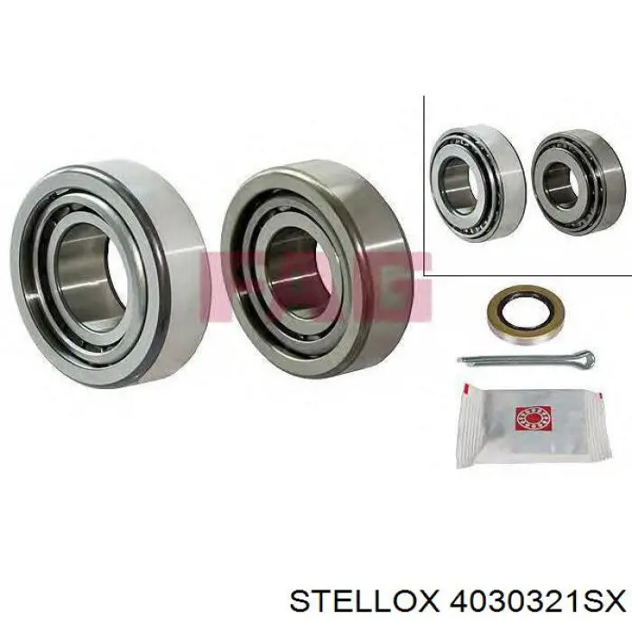 4030321SX Stellox cojinete de rueda trasero exterior