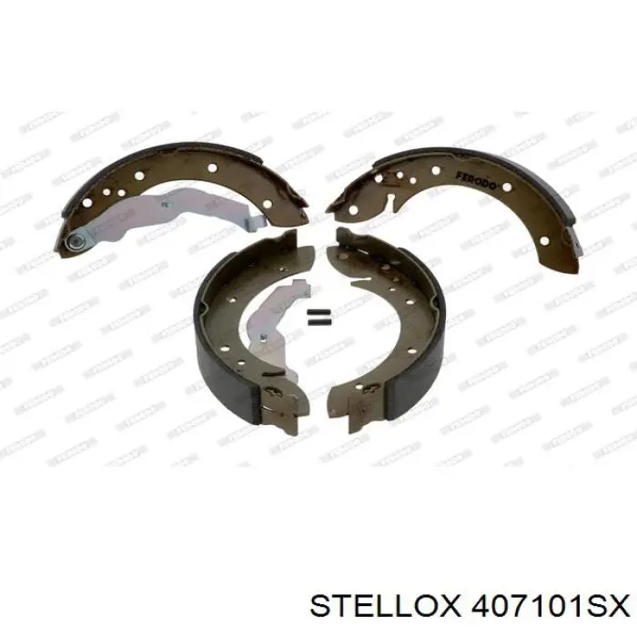 Zapatas de freno traseras Renault (RVI) 8671020701