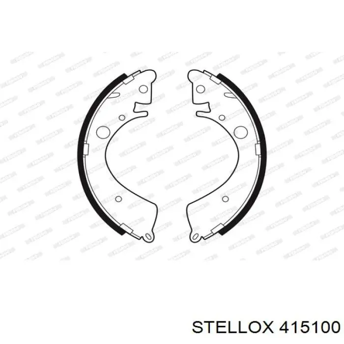 Juego de zapatas de frenos, freno de estacionamiento BMW 5 E28