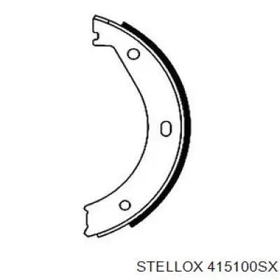 Juego de zapatas de frenos, freno de estacionamiento BMW 5 E28