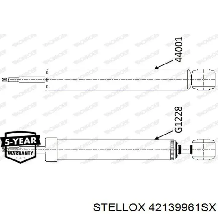 4213-9961-SX Stellox amortiguador trasero