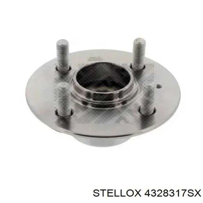 4328317SX Stellox cubo de rueda trasero