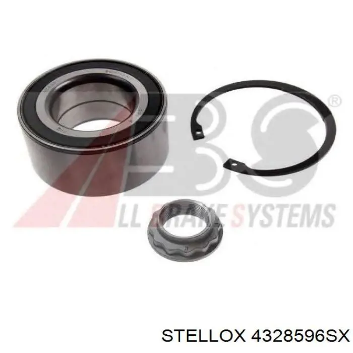 Rodamiento de rueda delantero Stellox 4328596SX