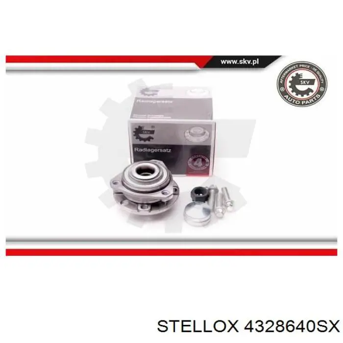 4328640SX Stellox cubo de rueda delantero