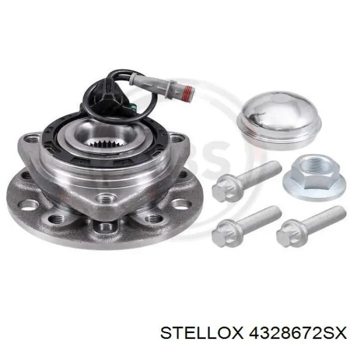 4328672SX Stellox cubo de rueda delantero