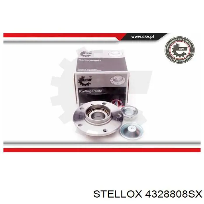 4328808SX Stellox cubo de rueda delantero