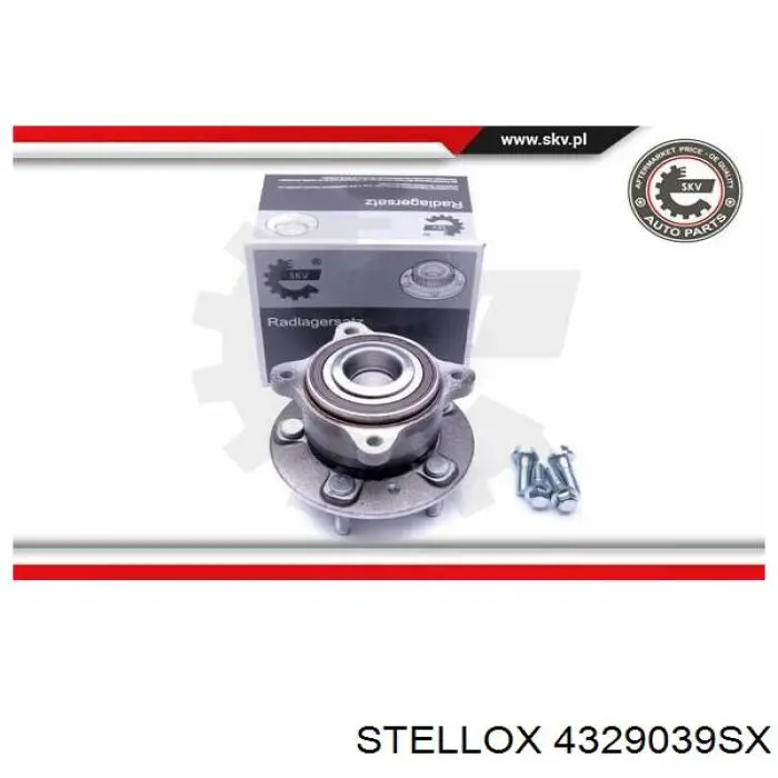 4329039SX Stellox cubo de rueda trasero