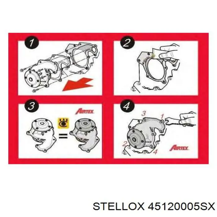 Bomba de agua Audi 80 82