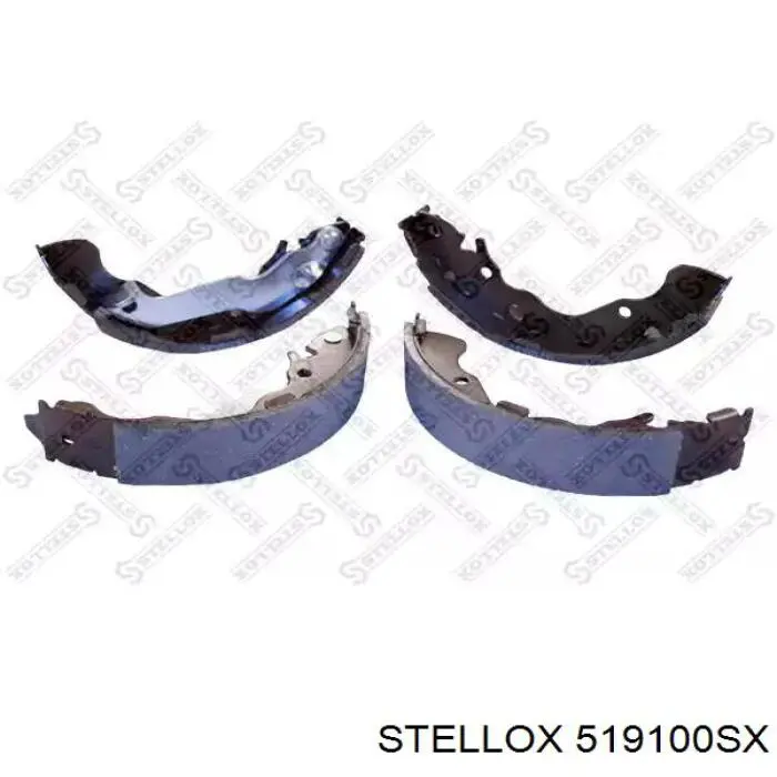 519100SX Stellox zapatas de frenos de tambor traseras