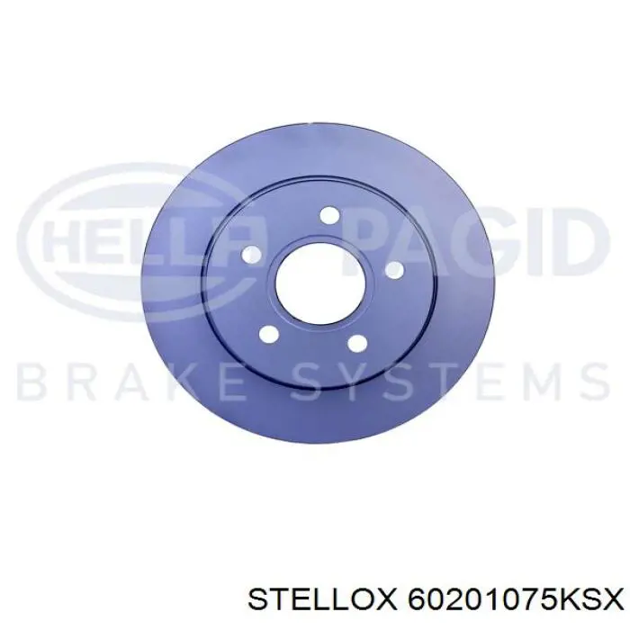 6020-1075K-SX Stellox disco de freno trasero