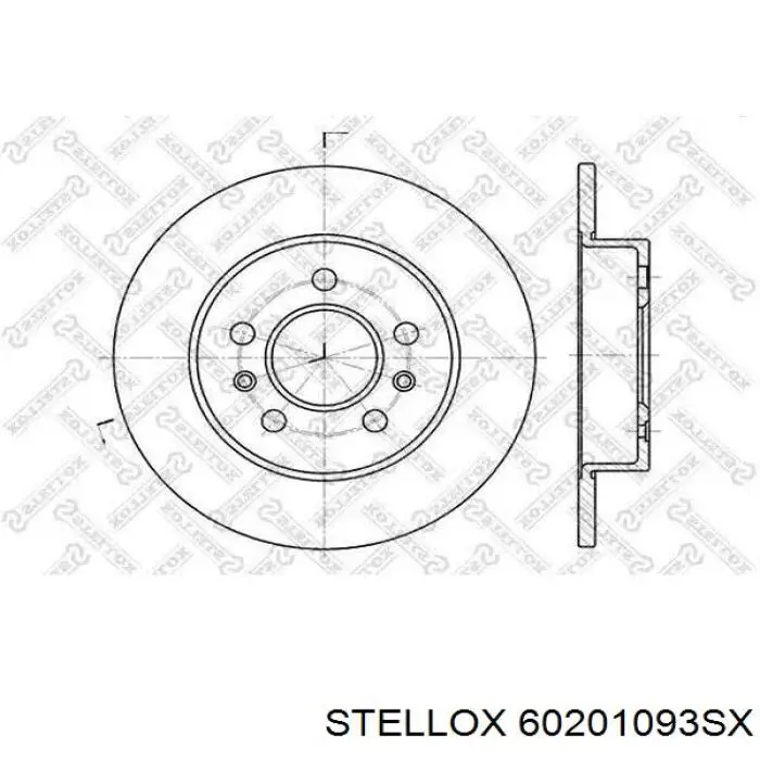 Disco de freno trasero Toyota Auris E15