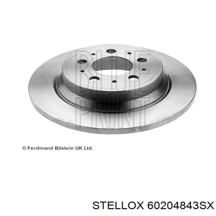 60204843SX Stellox disco de freno trasero