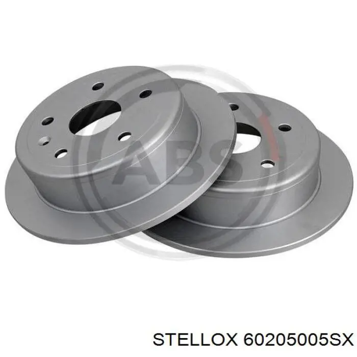 60205005SX Stellox disco de freno trasero