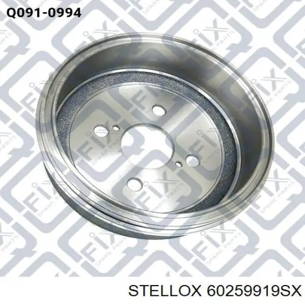 Tambor de freno trasero TA220C Japan Parts