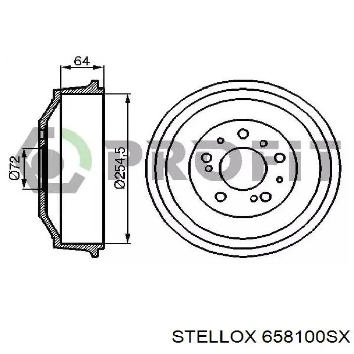 Zapatas de freno de tambor traseras Mitsubishi MB534597 precio, desde 22,13 EUR