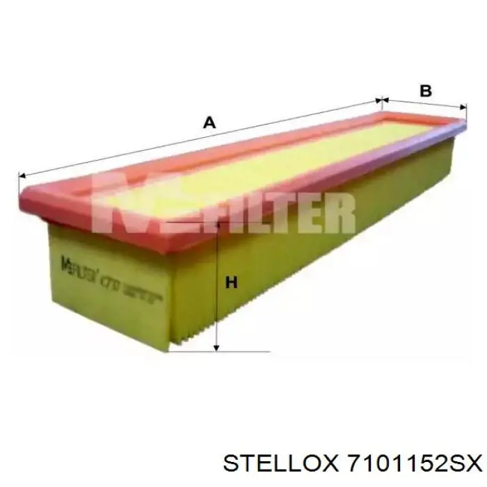 71-01152-SX Stellox filtro de aire