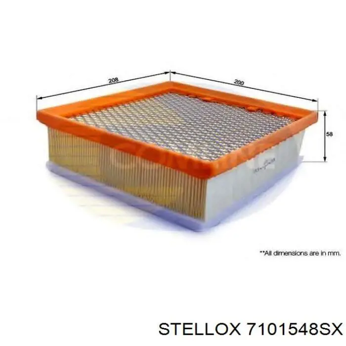 Filtro de aire 13274755 Opel