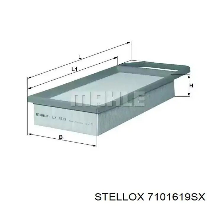 71-01619-SX Stellox filtro de aire