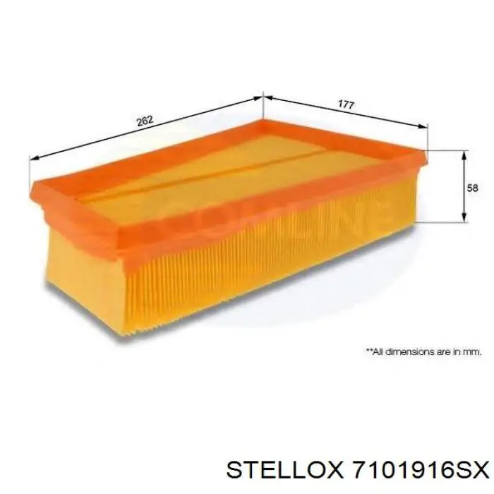 Filtro aire UFI 30A3800