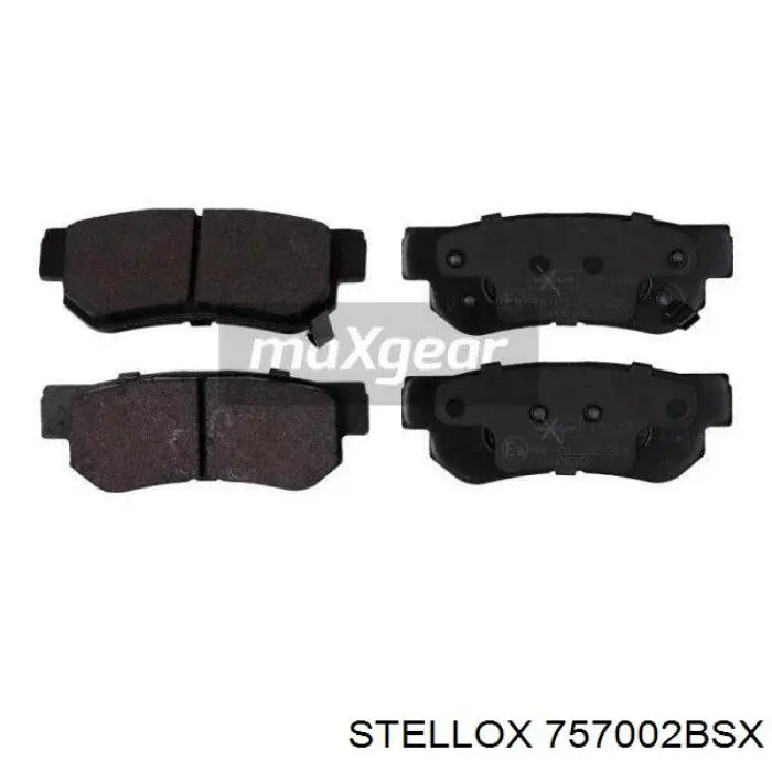 757002BSX Stellox pastillas de freno traseras