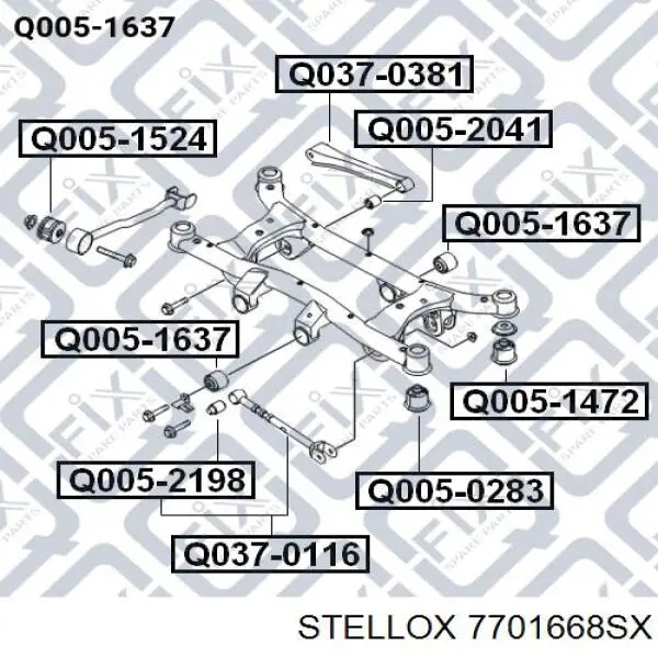 Silentblock del subchasis trasero Hyundai Tucson  desde 13,11 €