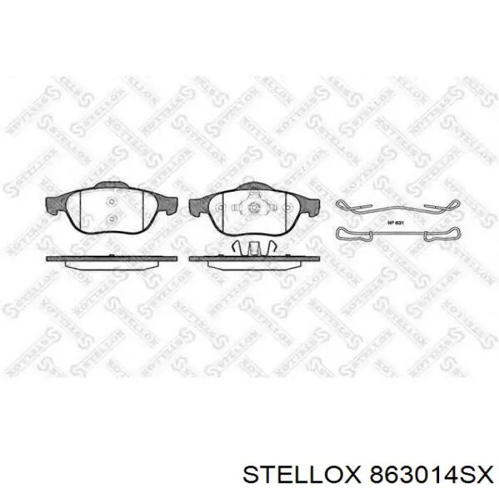 Pastillas de freno delanteras Nissan Navara D40M