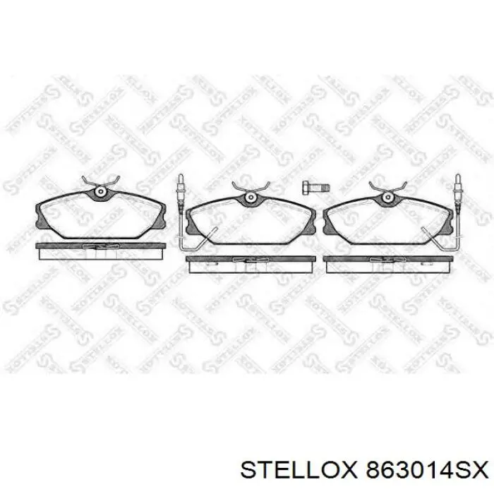 Pastillas de freno delanteras Nissan Navara D40M