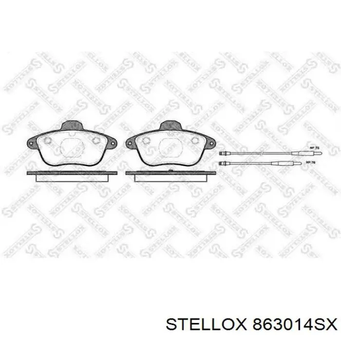 Pastillas de freno delanteras Nissan Navara D40M