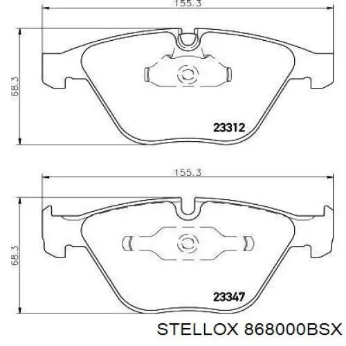 Pastillas de freno delanteras BMW 3 E90