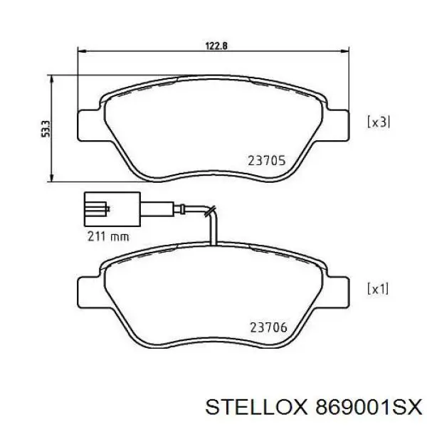 Pastillas de freno delanteras Fiat Stilo 192