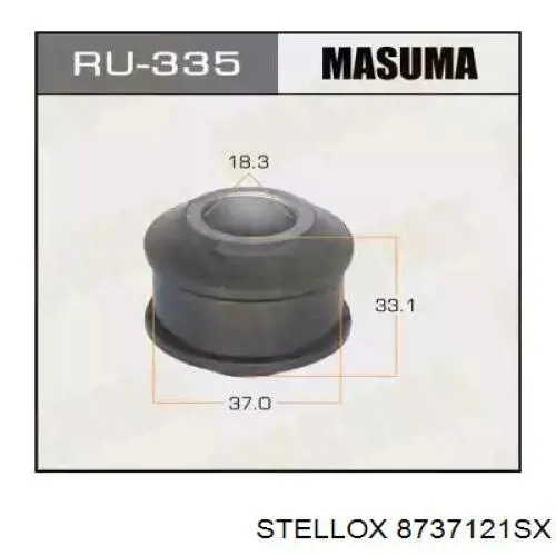 8737121SX Stellox silentblock de brazo suspensión trasero transversal