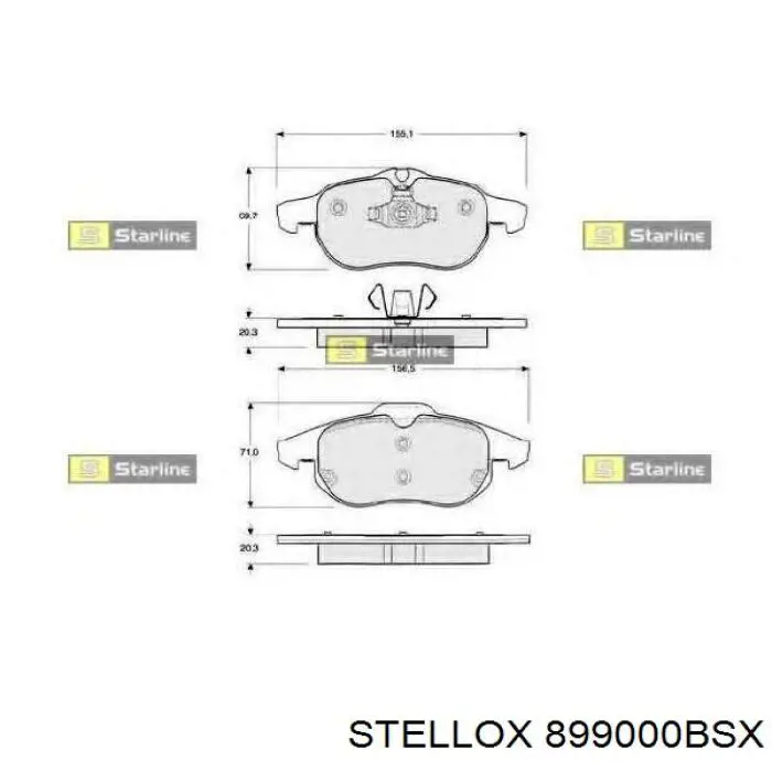 Pastillas de freno delanteras Opel Vectra