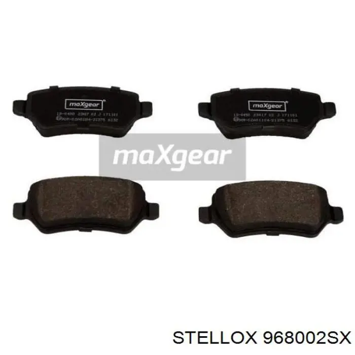 968002SX Stellox pastillas de freno traseras