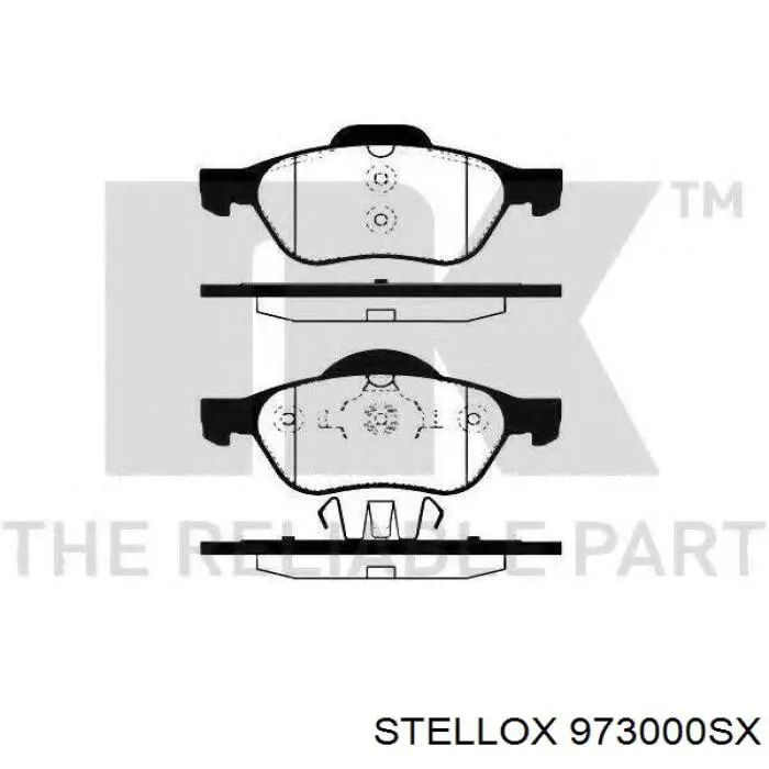 Pastillas de freno delanteras Renault Laguna 2 BG0, BG1