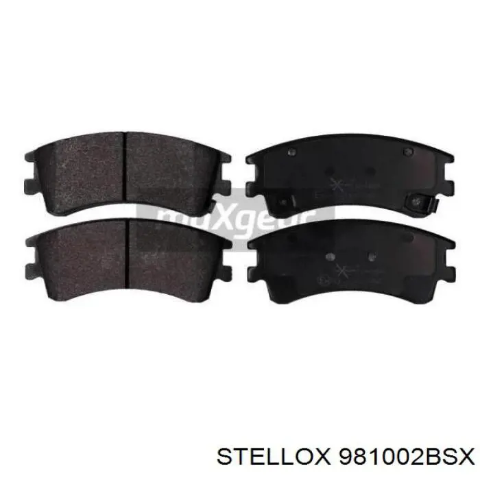 981002BSX Stellox pastillas de freno delanteras