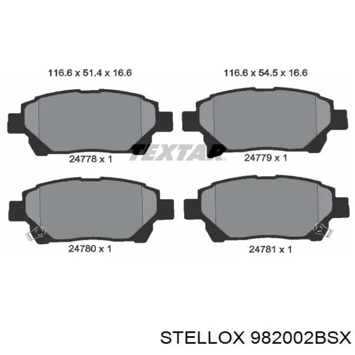 Pastillas de freno delanteras Toyota Prius NHW20