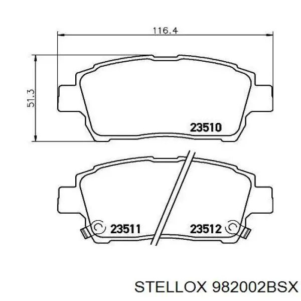 Pastillas de freno delanteras Toyota Prius NHW20