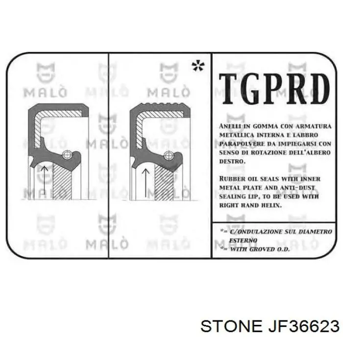 JF36623 Stone sello de aceite transmision automatica