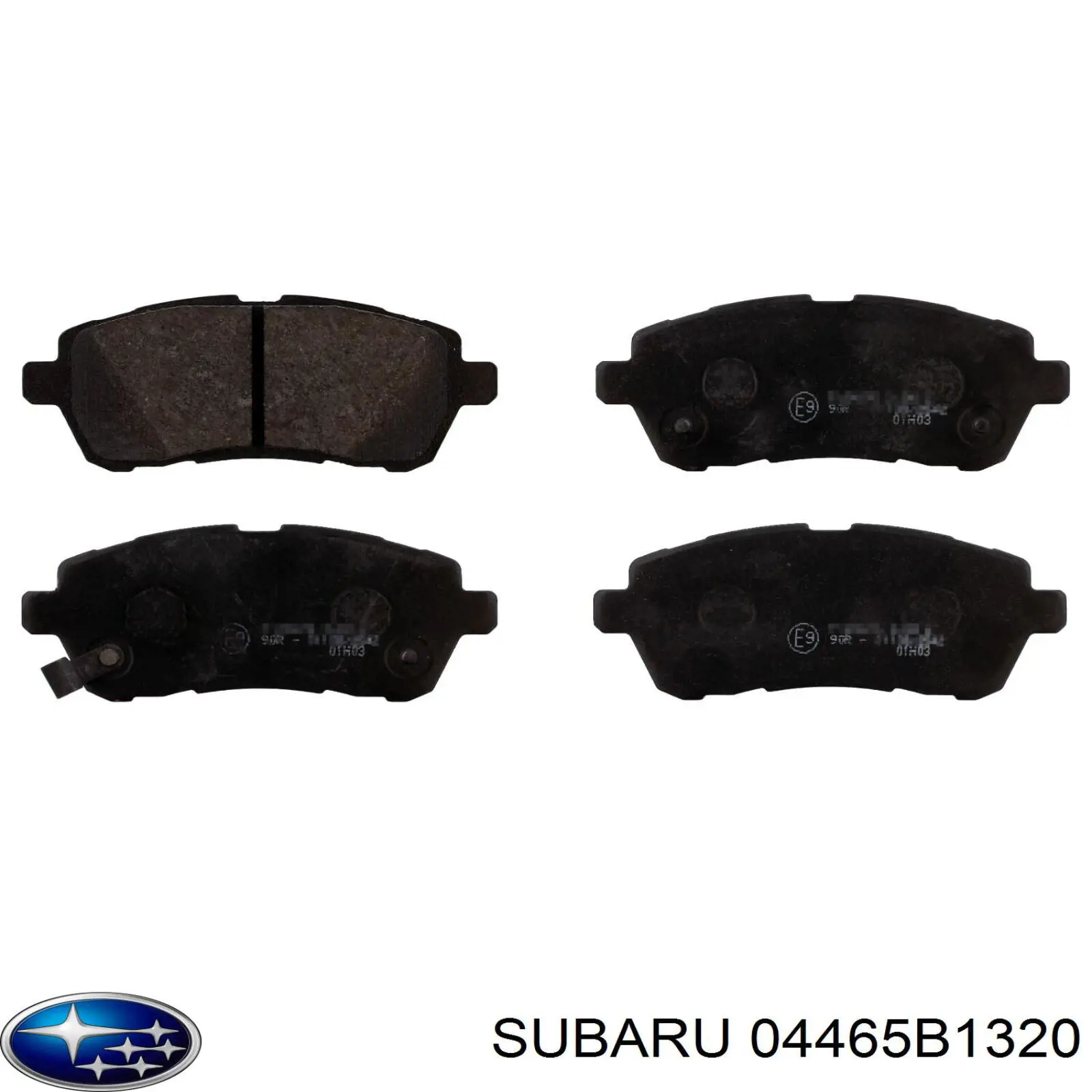 04465B1320 Subaru pastillas de freno delanteras