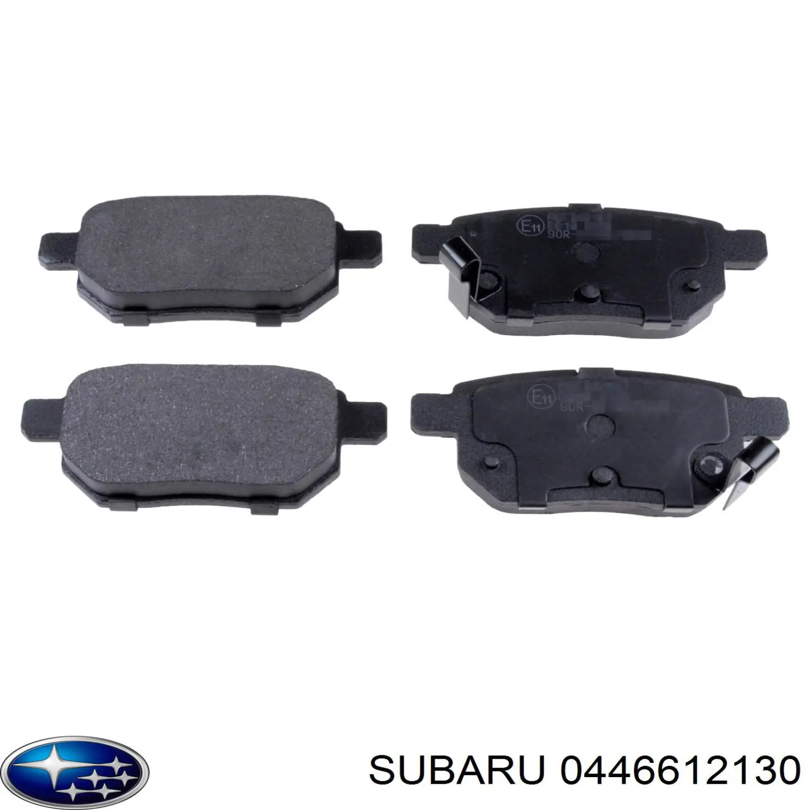 0446612130 Subaru pastillas de freno traseras