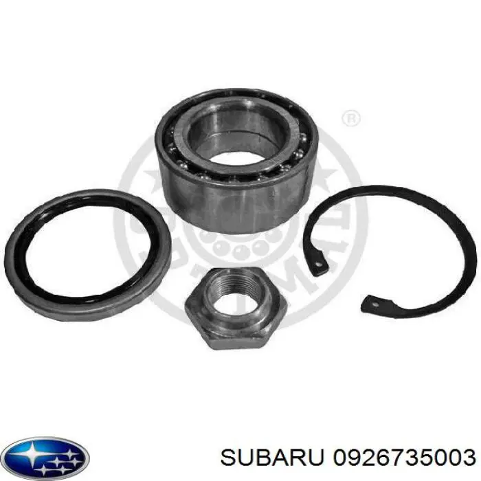 0926735003 Subaru cojinete de rueda trasero