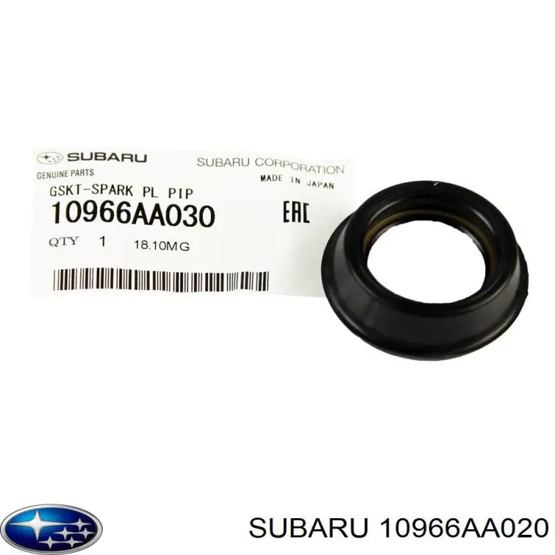 10966AA020 Subaru junta anular, cavidad bujía