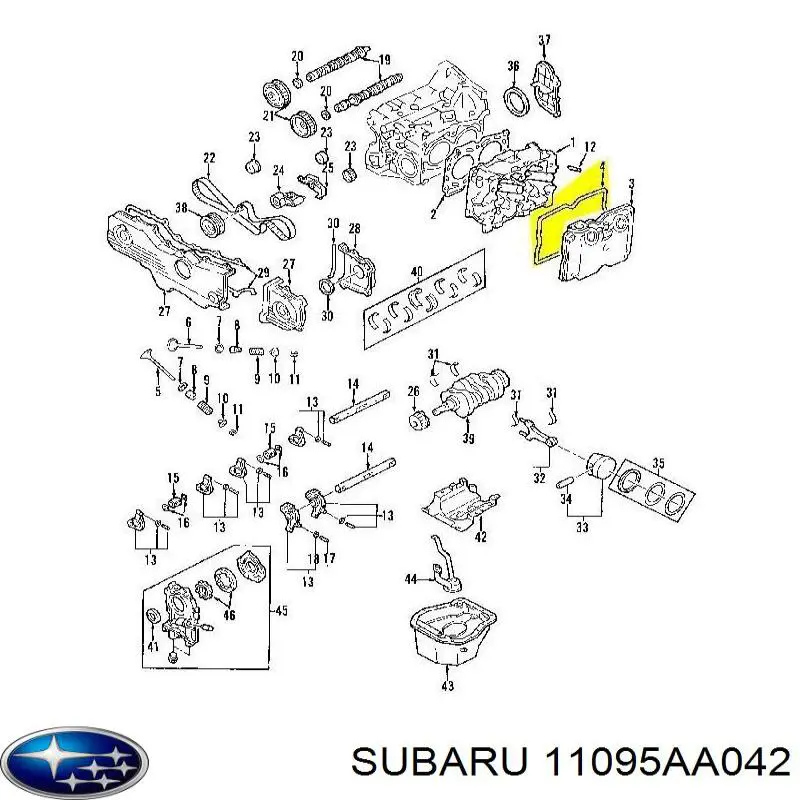 Comprar 11095AA042 Subaru Tornillos de culata