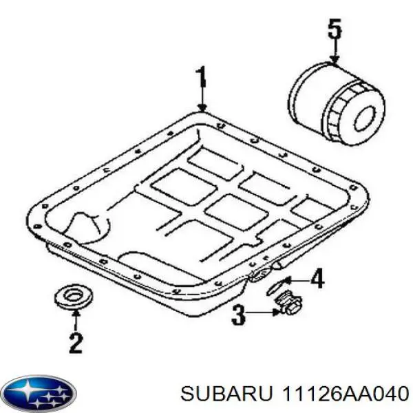 803918040 Subaru junta, tornillo obturador caja de cambios