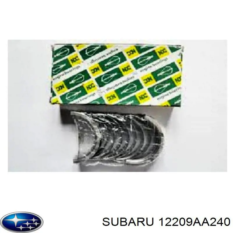 Kit cojinetes cigüeñal, estándar, (STD) para Subaru Forester (S11, SG)