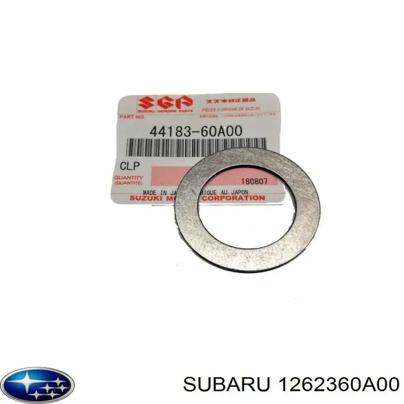  Suzuki 1262360A00