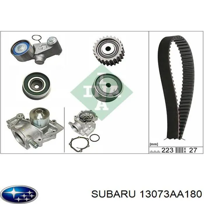 Polea correa distribución Subaru 13073AA180 precio, desde 18,83 EUR