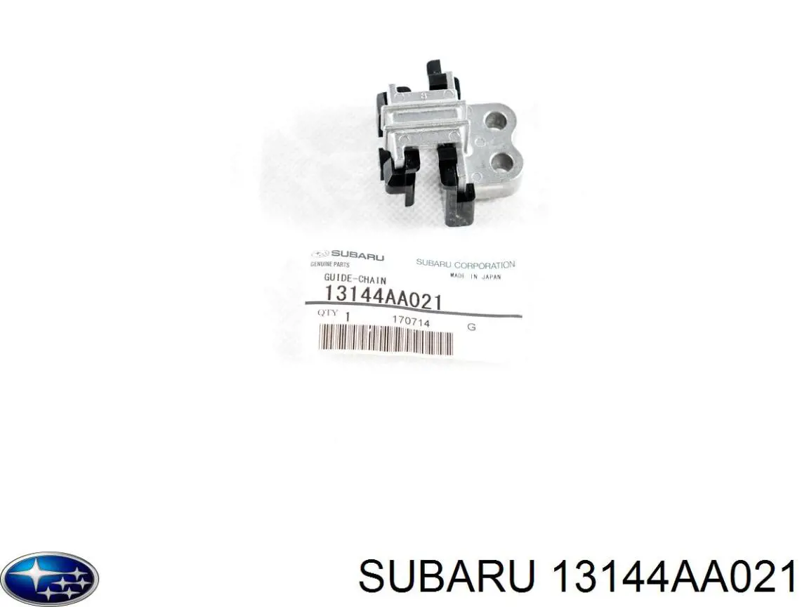 13144AA021 Subaru carril de deslizamiento, cadena de distribución derecho