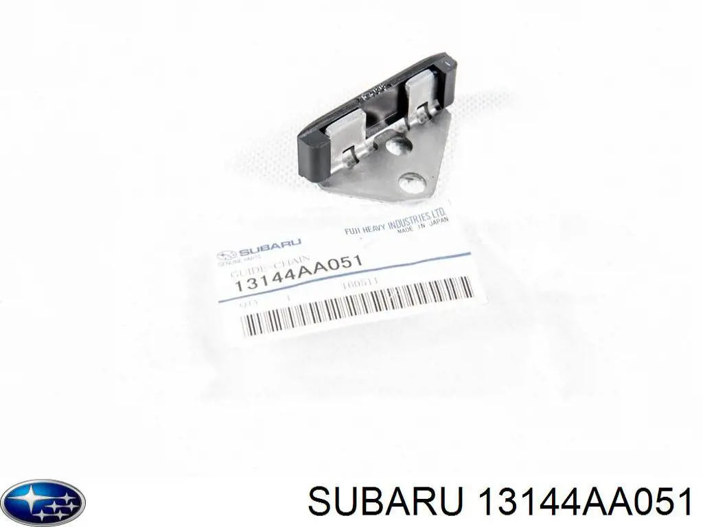 Carril de deslizamiento, cadena de distribución interior izquierdo para Subaru Legacy (B12)
